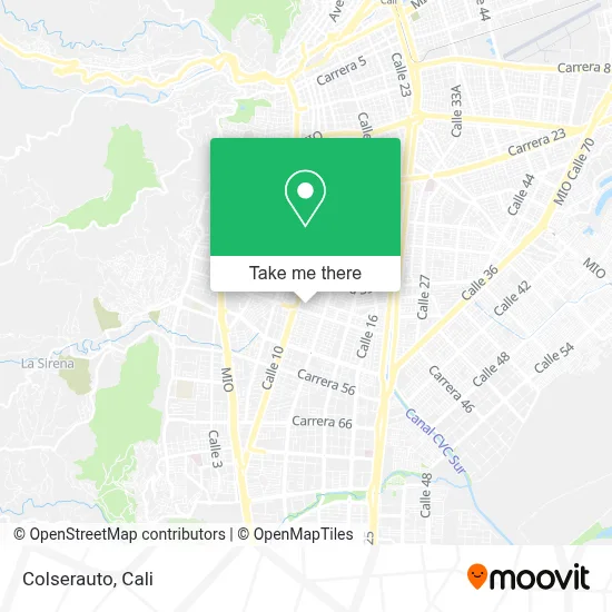 Colserauto map
