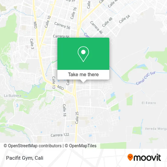 Pacifit Gym map