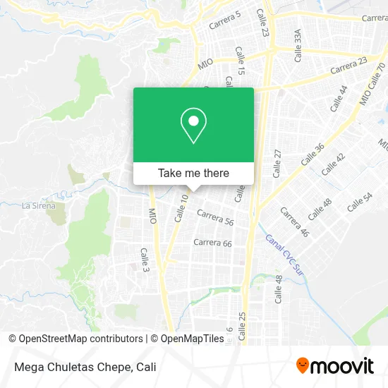 Mega Chuletas Chepe map