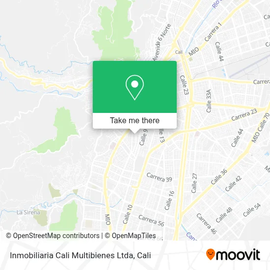 Inmobiliaria Cali Multibienes Ltda map