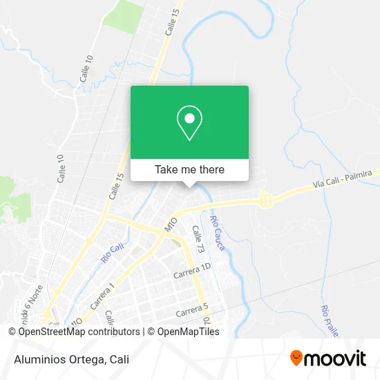 Aluminios Ortega map