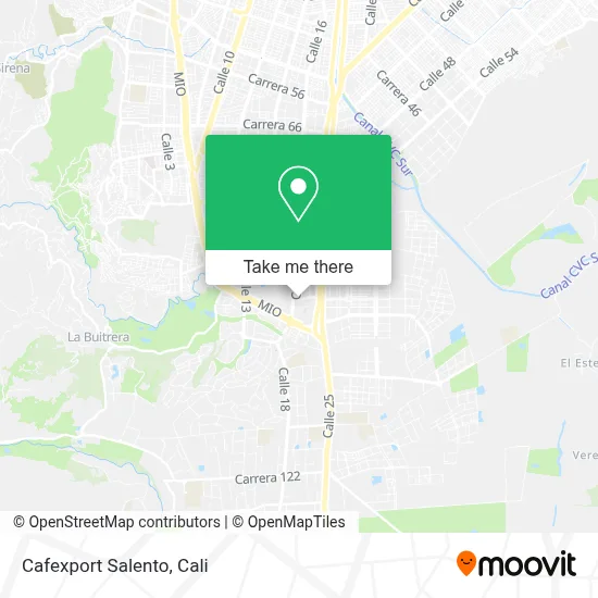 Cafexport Salento map