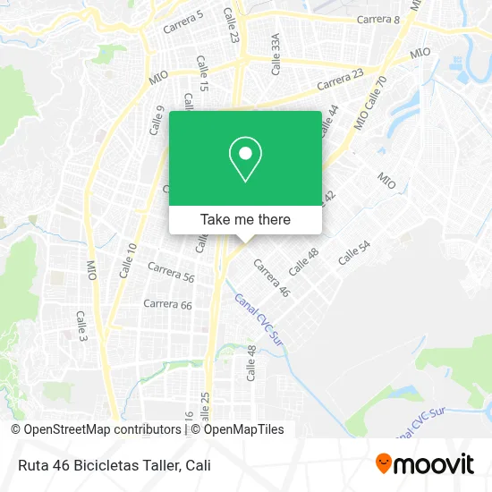 Ruta 46 Bicicletas Taller map