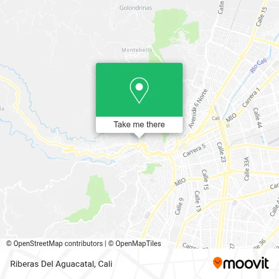 Riberas Del Aguacatal map