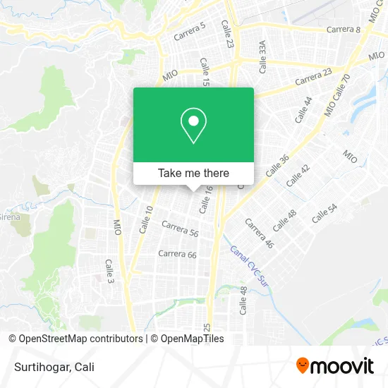 Surtihogar map