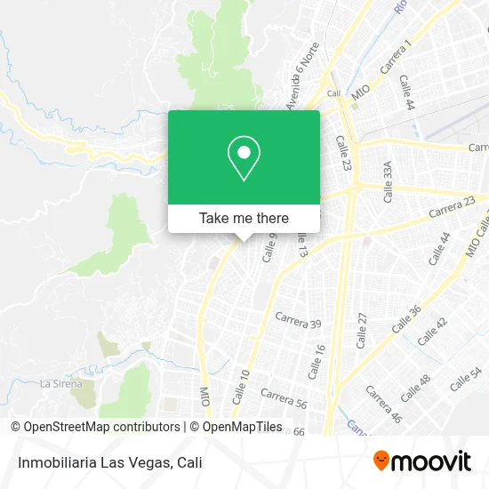 Inmobiliaria Las Vegas map