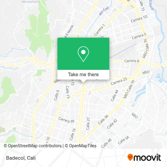 Badecol map