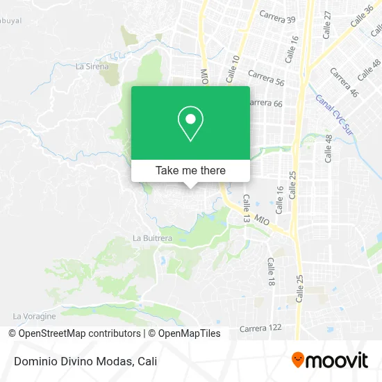 Dominio Divino Modas map