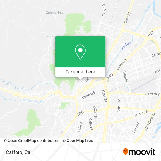 Caffeto map