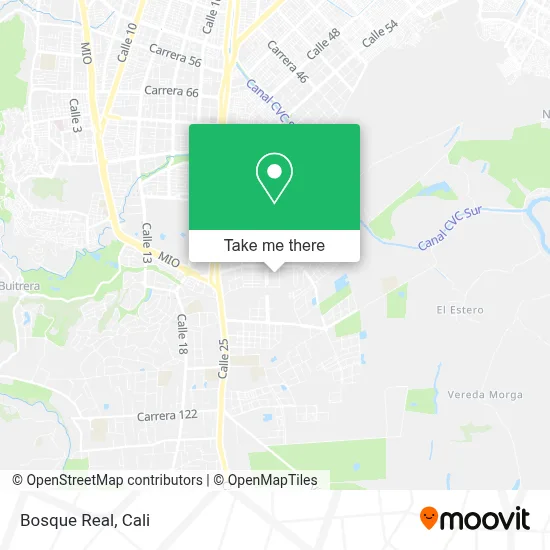 Bosque Real map