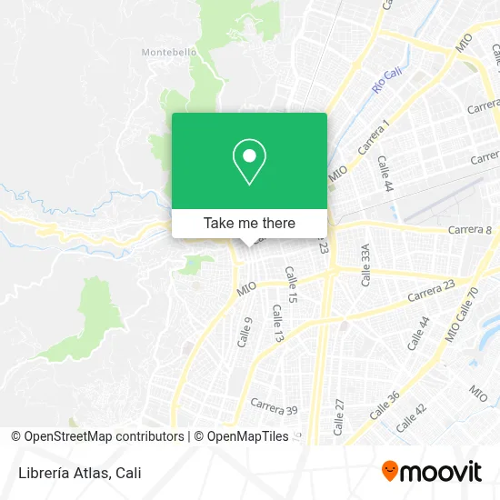 Librería Atlas map