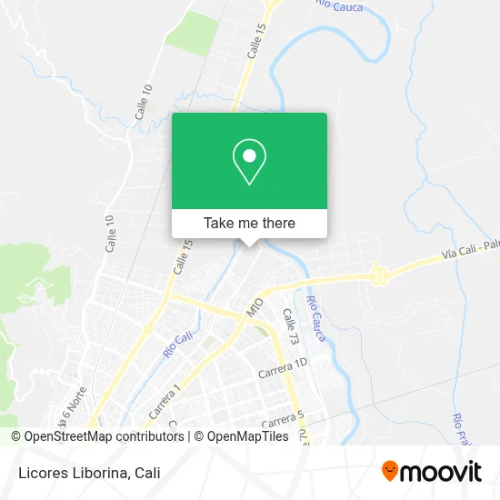 Licores Liborina map