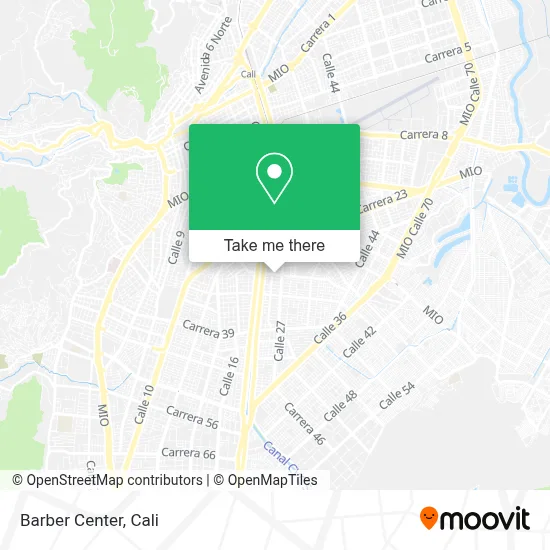 Barber Center map