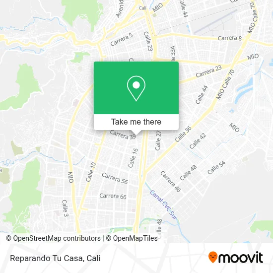 Reparando Tu Casa map