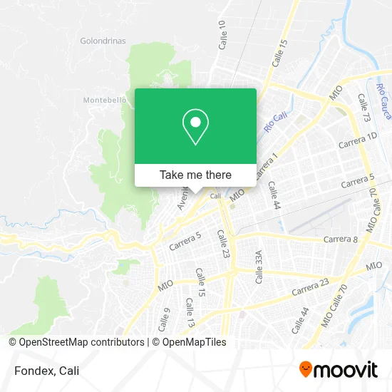 Fondex map