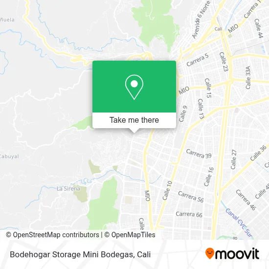 Bodehogar Storage Mini Bodegas map