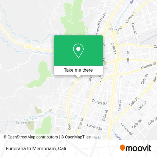 Funeraria In Memoriam map