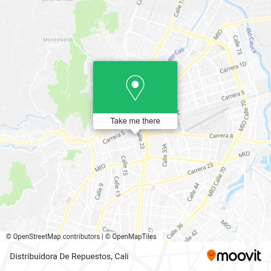 Distribuidora De Repuestos map