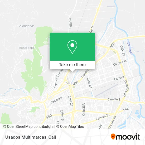 Usados Multimarcas map