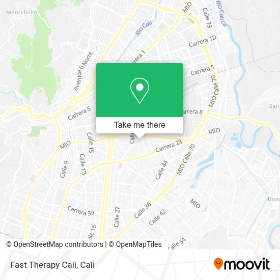 Fast Therapy Cali map