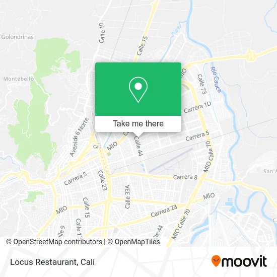 Locus Restaurant map
