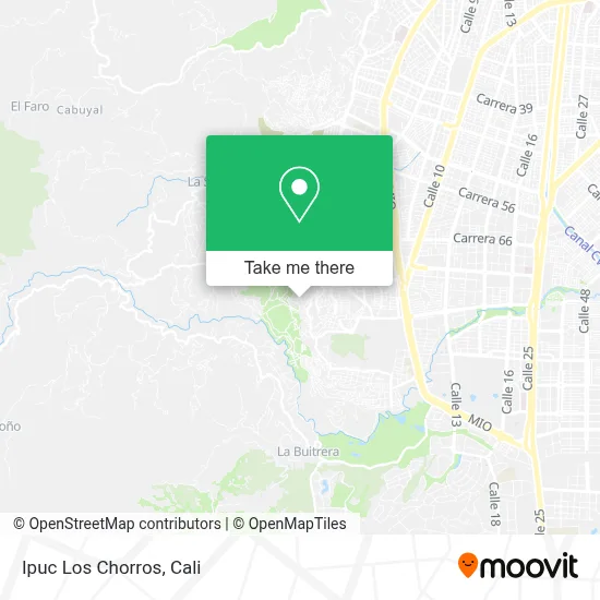 Ipuc Los Chorros map