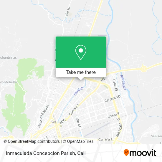 Inmaculada Concepcion Parish map