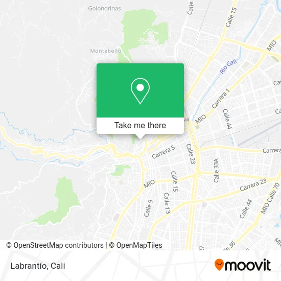 Labrantío map