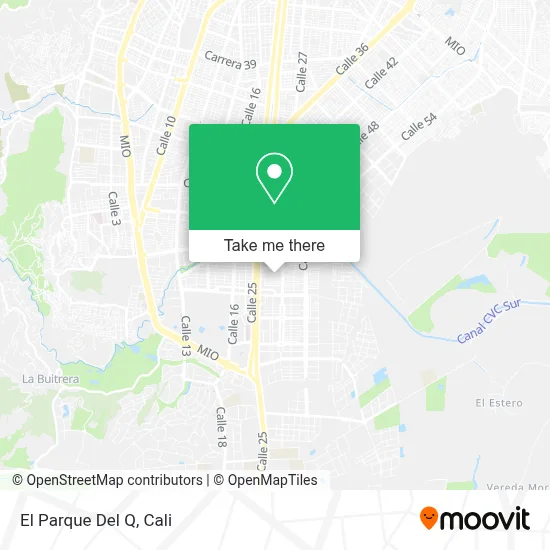 El Parque Del Q map