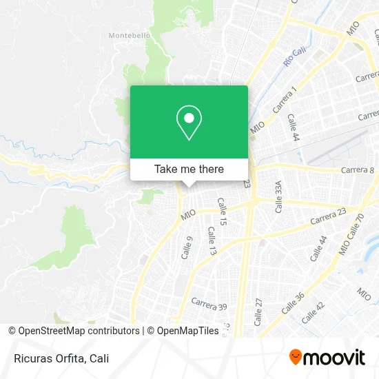 Ricuras Orfita map