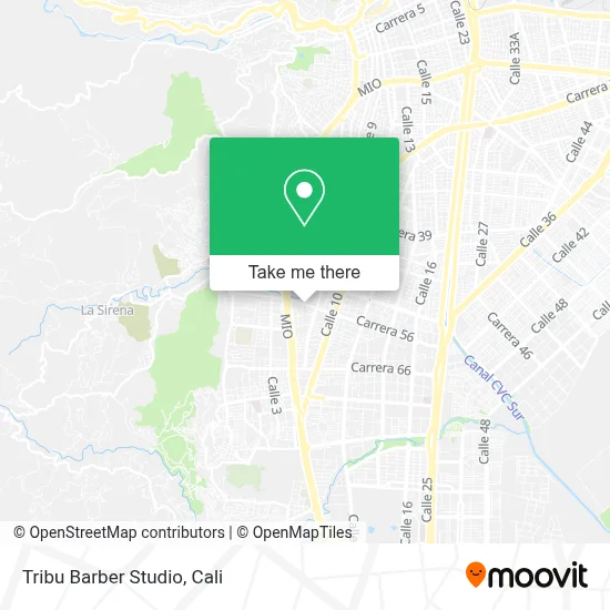 Tribu Barber Studio map