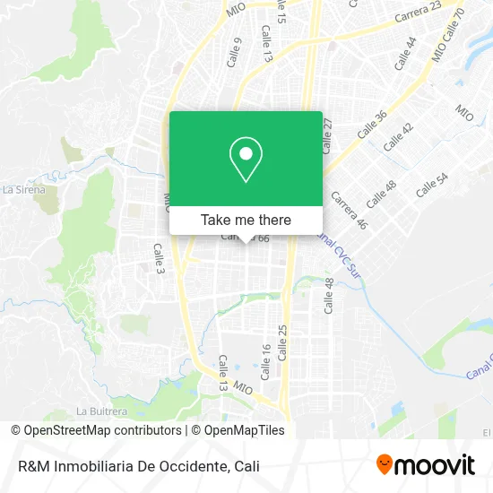 R&M Inmobiliaria De Occidente map