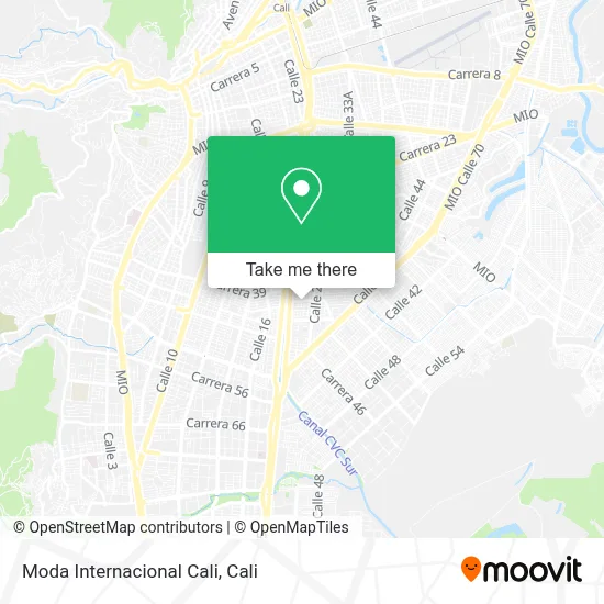 Moda Internacional Cali map