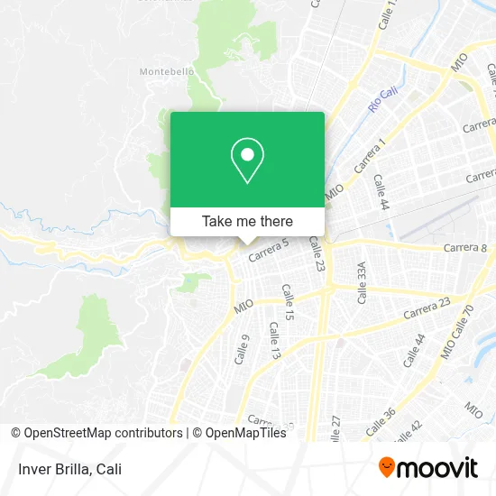 Inver Brilla map