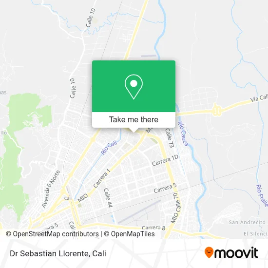 Dr Sebastian Llorente map