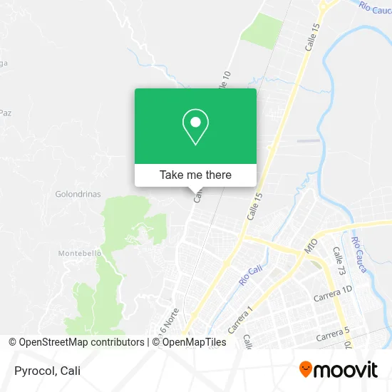 Pyrocol map