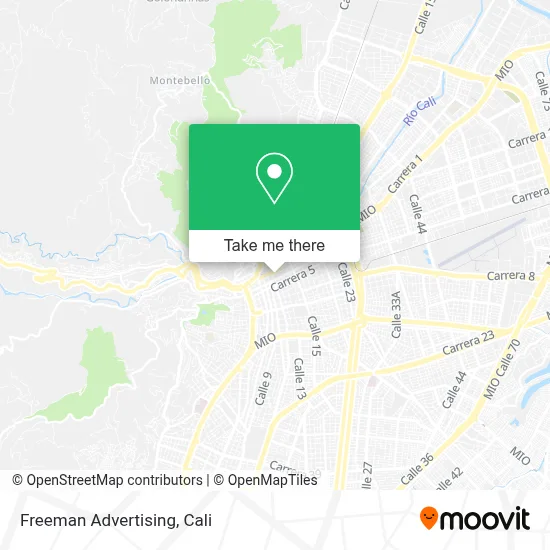 Freeman Advertising map