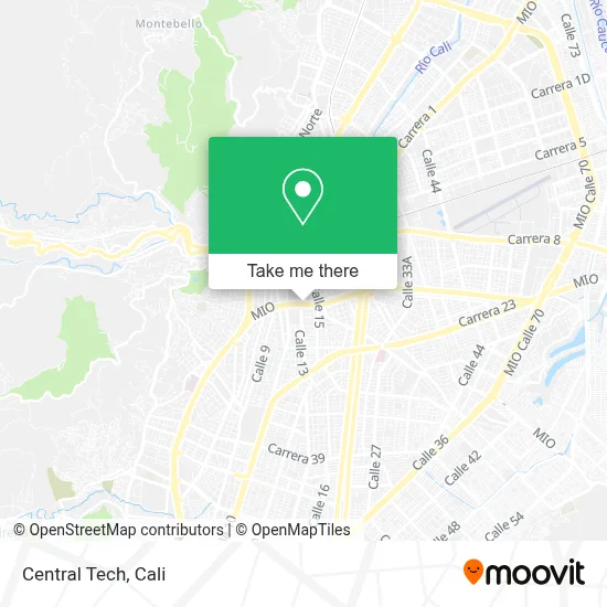 Central Tech map