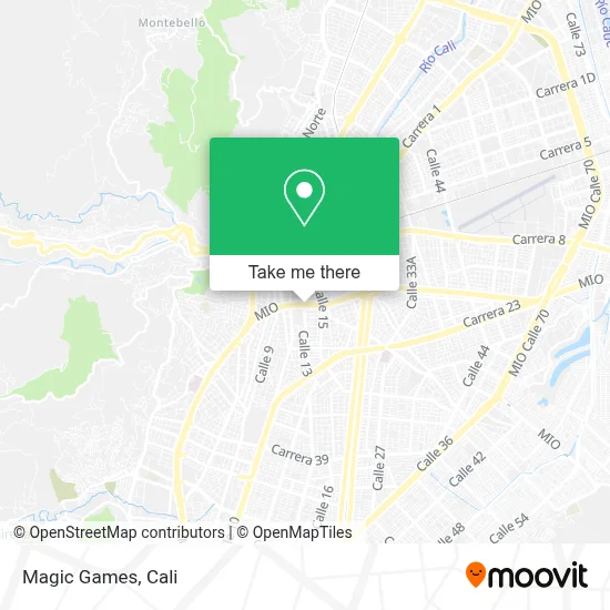 Magic Games map