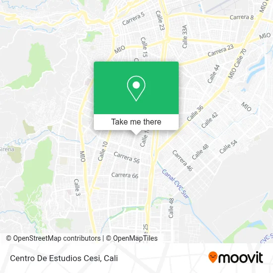 Centro De Estudios Cesi map
