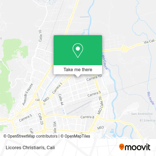 Licores Christian's map