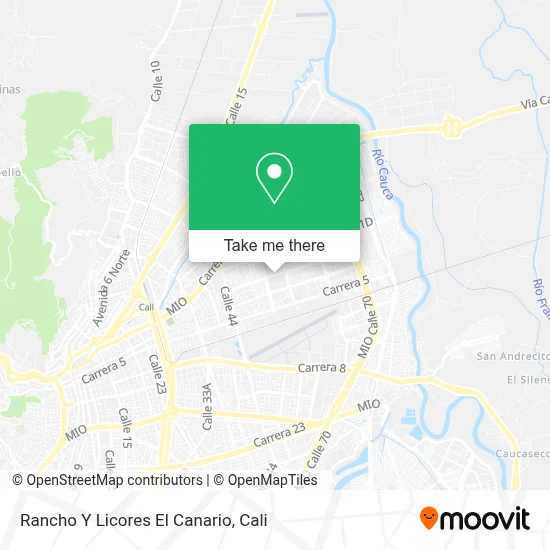 Rancho Y Licores El Canario map