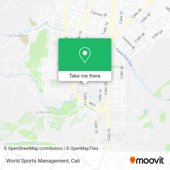 World Sports Management map