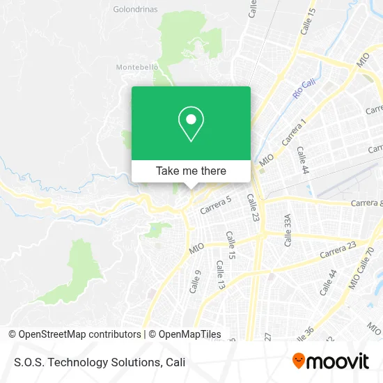S.O.S. Technology Solutions map