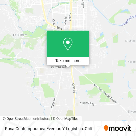 Rosa Contemporanea Eventos Y Logistica map