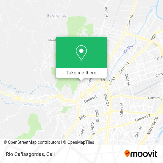 Rio Cañasgordas map