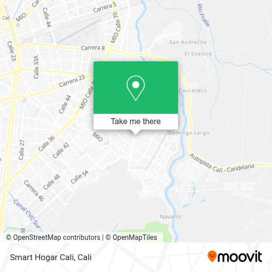 Smart Hogar Cali map