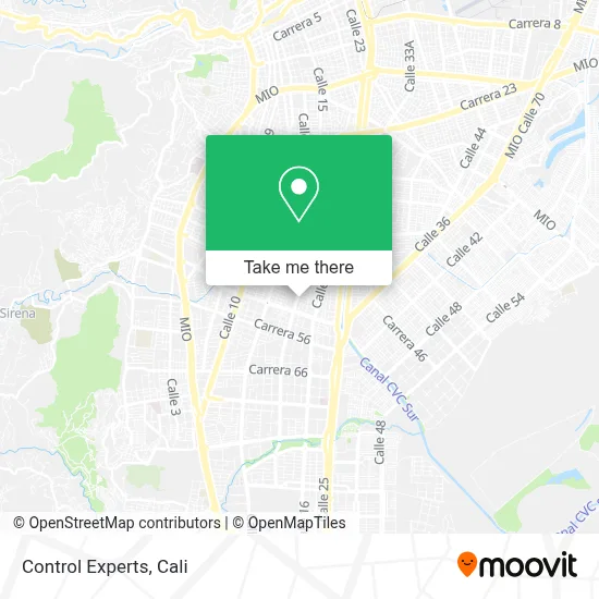 Control Experts map