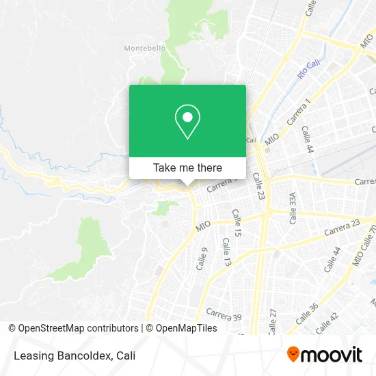 Leasing Bancoldex map