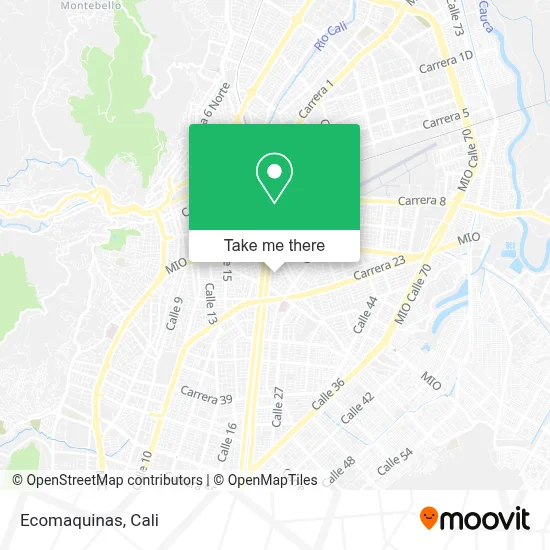 Ecomaquinas map